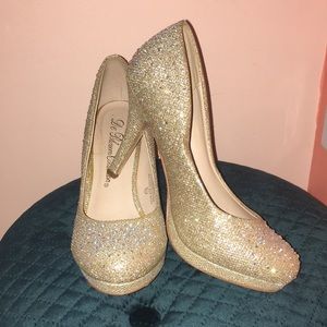 sparkly heels! w gems!